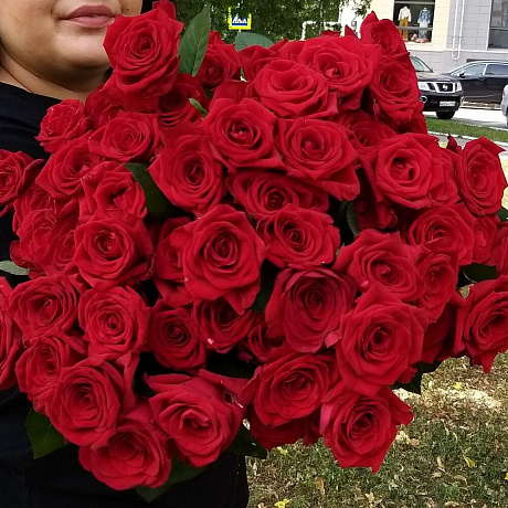 59 красных роз - Фото 4