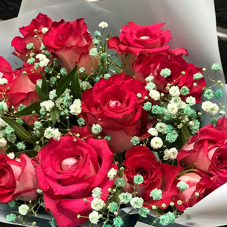 Букет из цветов Мятный бриз - Фото 4