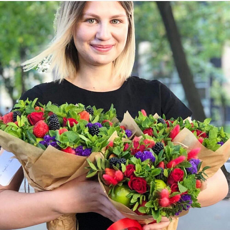 Букет Сестра, мохито! 30 см - Фото 2