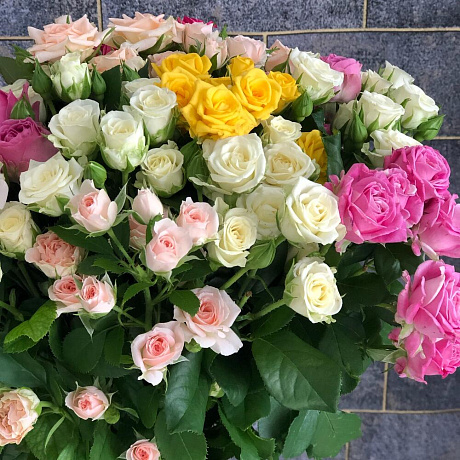 Букет 31 кустовая Роза - Фото 5