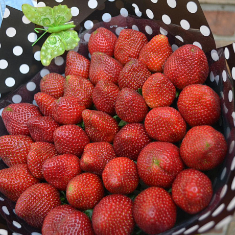 Букет цветов Запах клубники - Фото 3