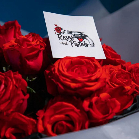 Букет из цветов Чёрная пантера - Фото 4