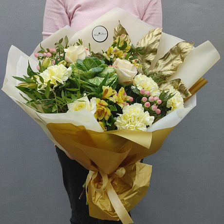 Букет цветов Golden Love - Фото 2