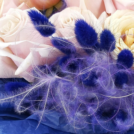 Букет Жемчуг и сапфир - Фото 5