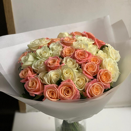 Микс садовых роз - Фото 3