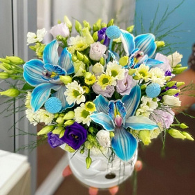 Цветы в коробке №466