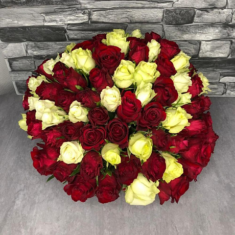 МоноБукет из розы №160 - Фото 5