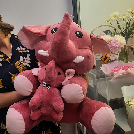 Букет цветов Розовый слон - Фото 3