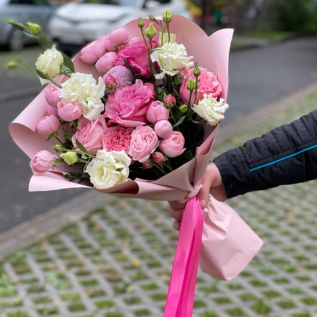 Букет цветов Ягодный пунш №160 - Фото 2