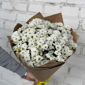 Букет цветов "Росси Вайт"