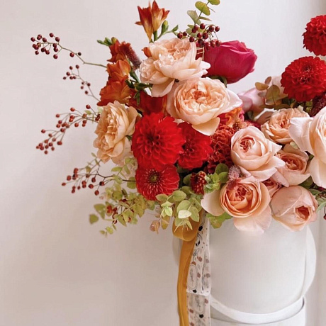 Цветы в коробке История любви - Фото 2