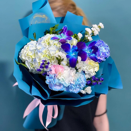 Букет цветов Узор волны №160 - Фото 4