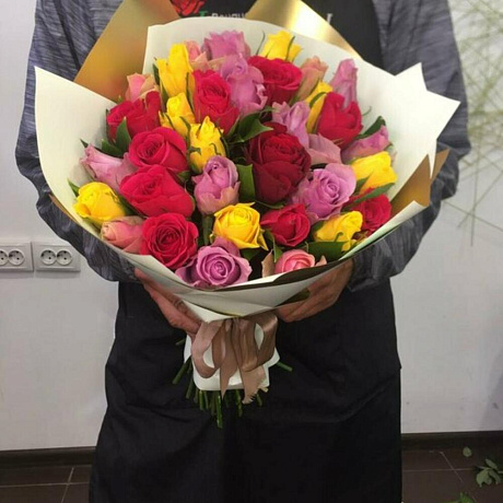 Букет цветов Блеск сапфира - Фото 2