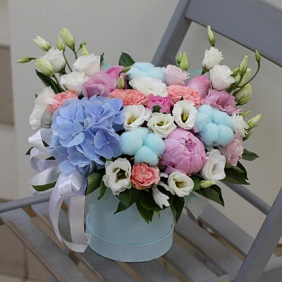 Букет цветов "Голубая лагуна" №170