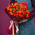 Букет из 19 оранжевых кустовых роз - Фото 1