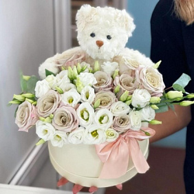 Цветы в коробке №662