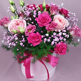 Цветы в коробке №955