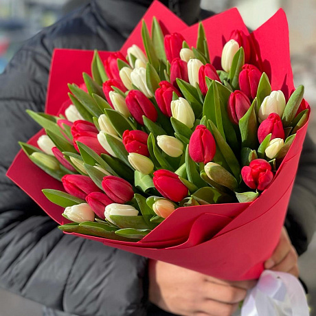 Букет цветов На 8 Марта - Фото 2