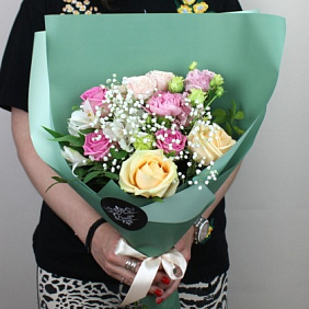 Букет цветов "Завтрак в Париже"