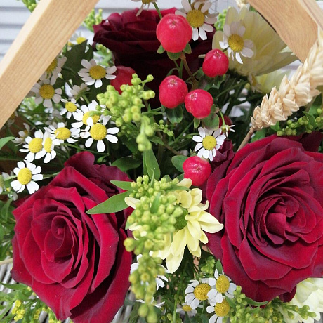 Букет цветов Домик Летний - Фото 6