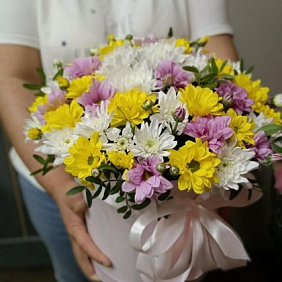 Цветы в коробке №815