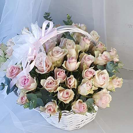 Корзина из 51 розы Sweety - Фото 4