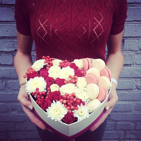 Букет "Сладкое сердце"