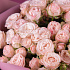 Букет из 19 нежно-розовых пионовидных кустовых роз - Фото 3