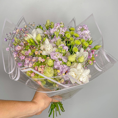 Букет цветов Лавандовая мечта №160 - Фото 2
