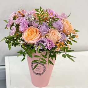 Цветы в коробке №342