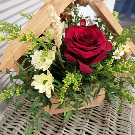 Букет цветов Домик Летний - Фото 4