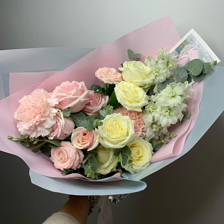 Букет цветов Нежные чувства №162 - Фото 5