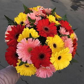 Букет цветов "Разноцветное лето"