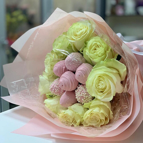 Розы и клубника - Фото 3