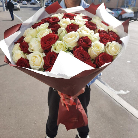 Букет цветов Красотка №163 - Фото 3