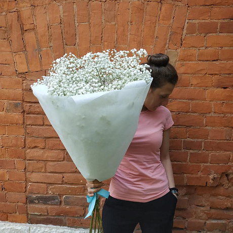 Букет цветов Снежный ком - Фото 3