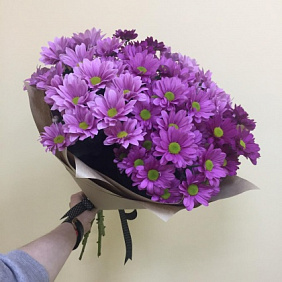 Букет кустовых хризантем №167
