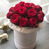 Коробка пионовидных роз Ред Пиано - Фото 3