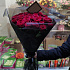 Траурный букет из живых роз - Фото 1