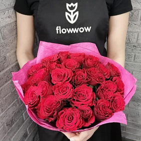 Букет 25 роз "все для любви"