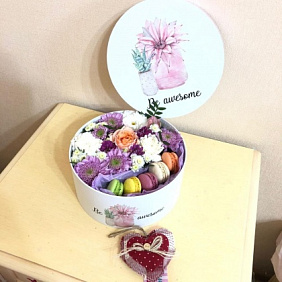 Цветы в коробке №215