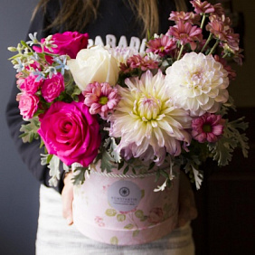 Букет цветов "Пинк флойд" №163