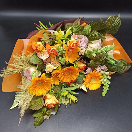 Букет цветов Осенняя симфония - Фото 4