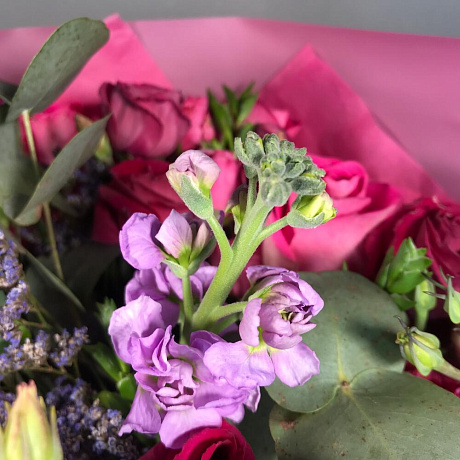 Букет цветов Hot pink - Фото 5