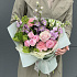 Букет Сиерра из дельфиниума, маттиолы, озотамнуса, вибурнума и роз - Фото 2