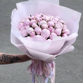 Букет цветов "Первый поцелуй" №163