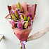 Букет из лилий и розовой маттиолы Восхищение - Фото 4
