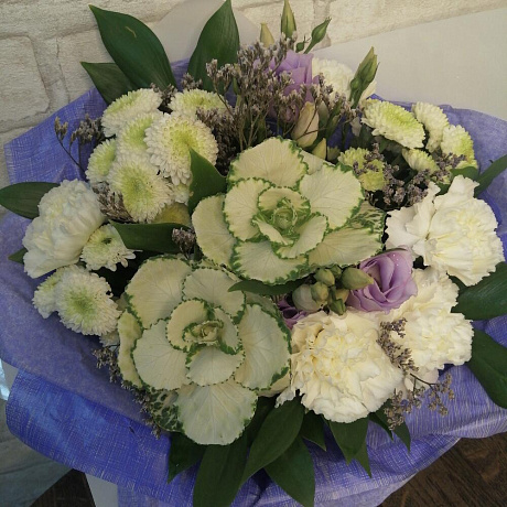 Букет цветов Нежный бриз №160 - Фото 5