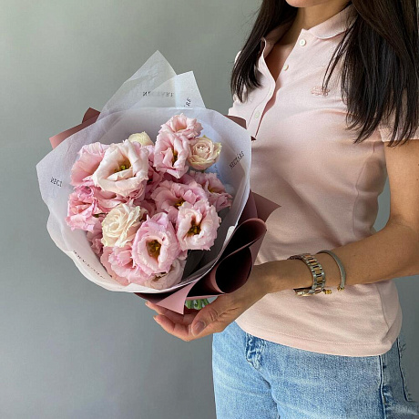 Букет из эустомы №171 - Фото 1