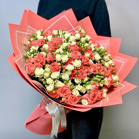 Кустовые цветы микс - Фото 1